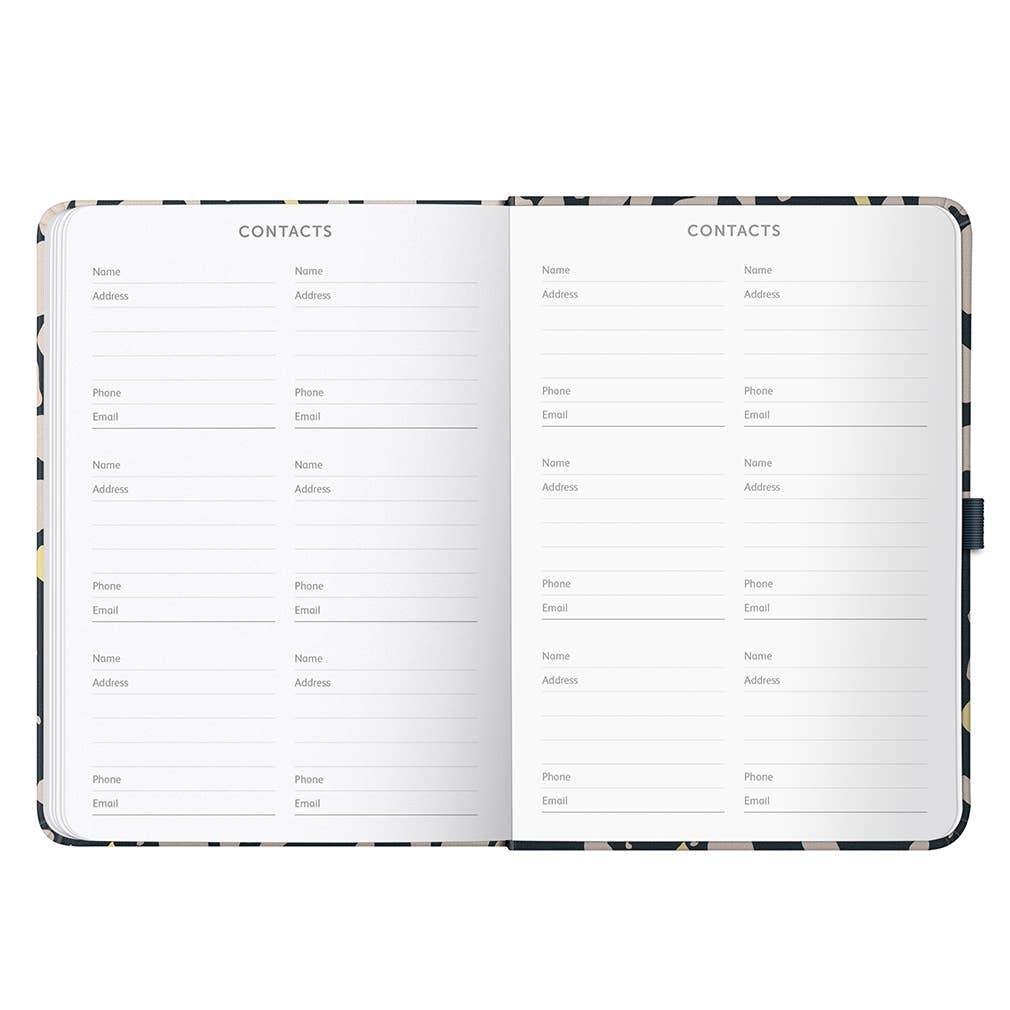 Busy Life Diary 2027 Charcoal Animal Spot - Busy B