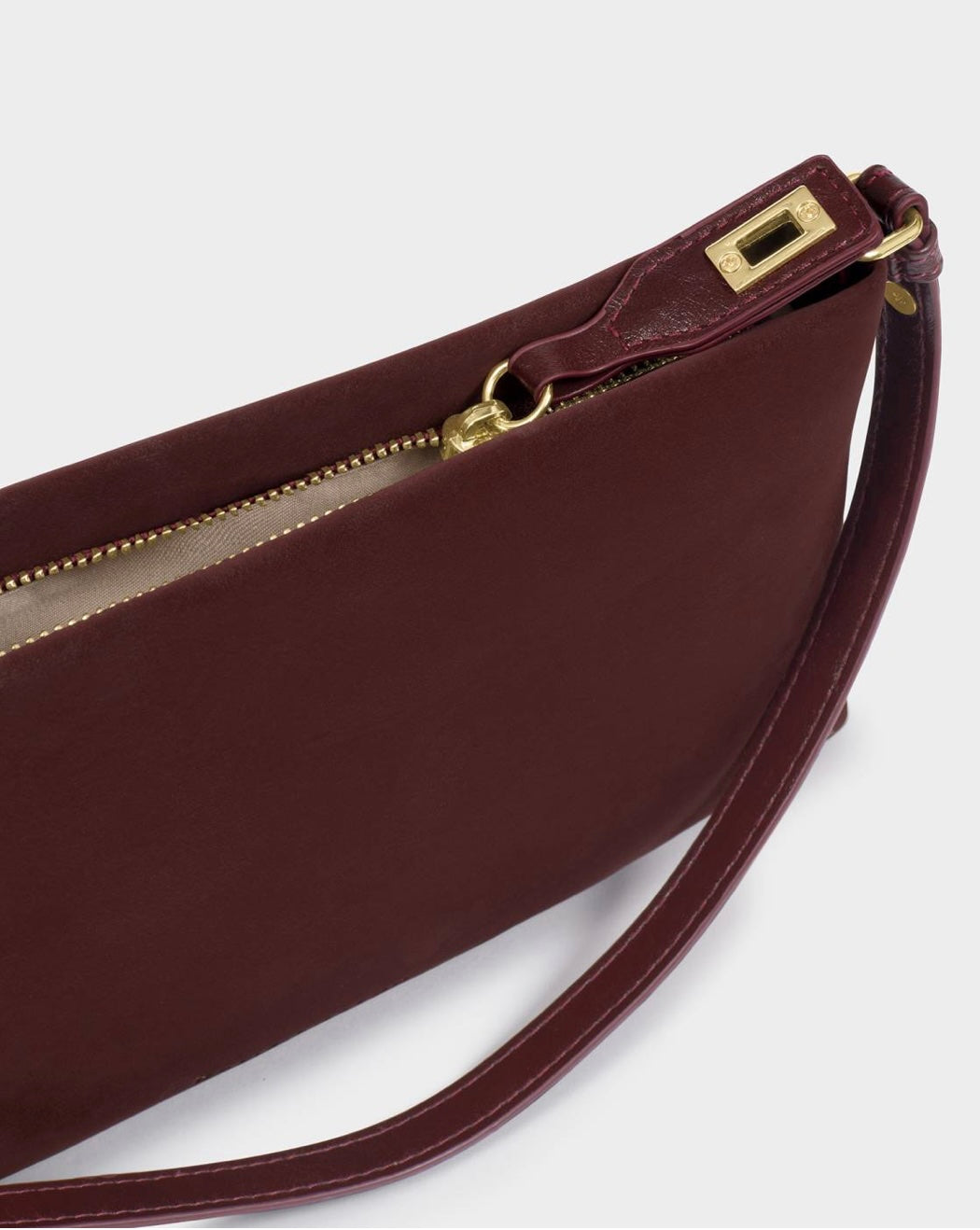 Katie Loxton | Cherry Orin Twist Lock Suedette Small Shoulder Bag