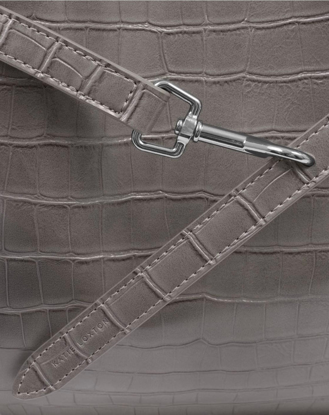 Katie Loxton | Grey Faux Croc Maddie Work Tote Bag