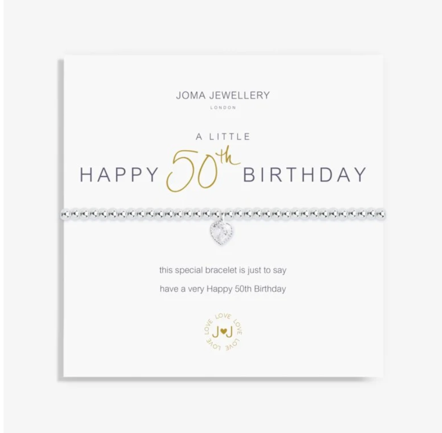 A Little 'Happy 50th' Bracelet