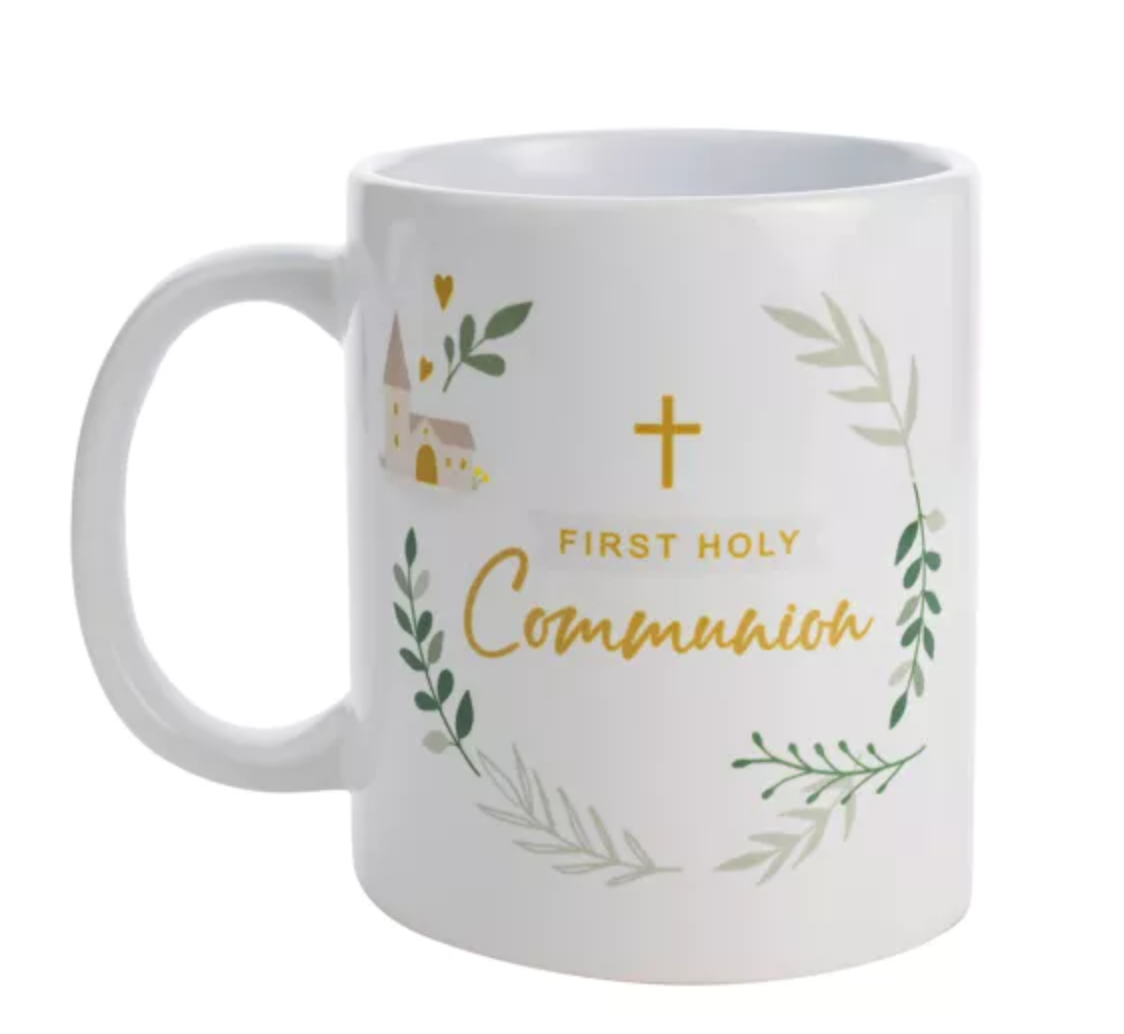Faith & Hope 1st Communion White Mug