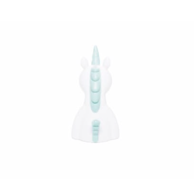 Mini White Unicorn with Pastel Blue Mane Colour Changing LED Nightlight