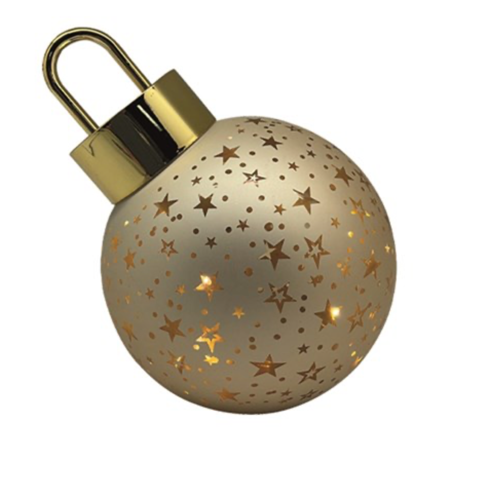 LED Bauble Decoration 12cm