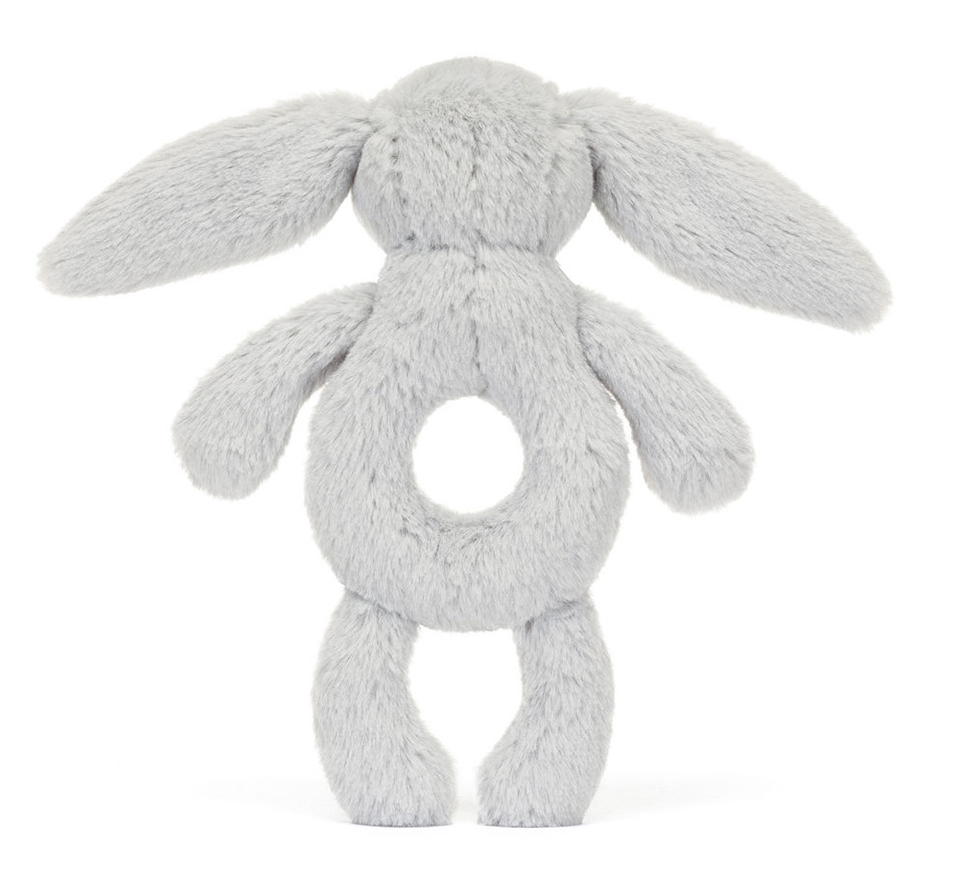 Jellycat | Bashful Silver Bunny Ring Rattle