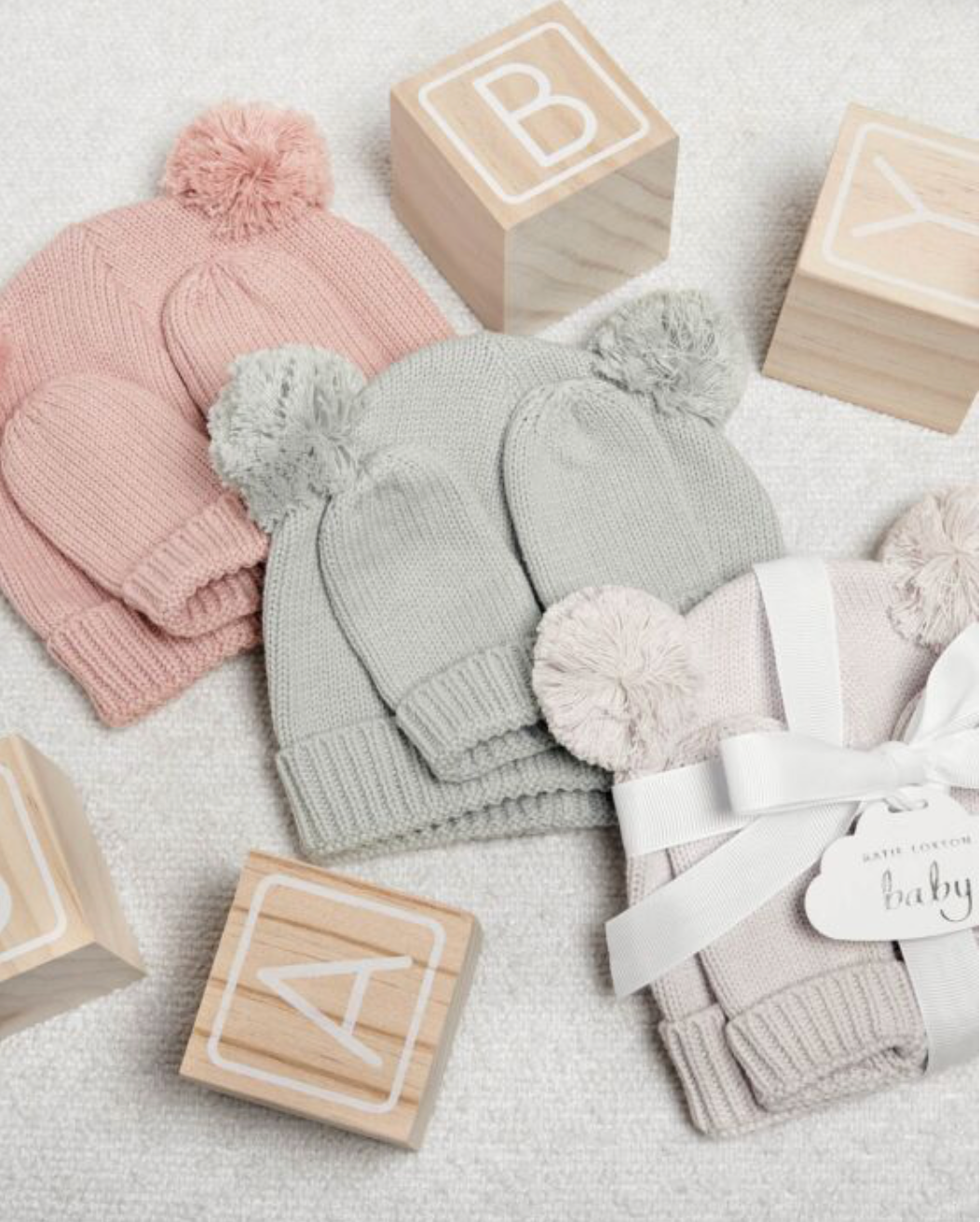 Katie Loxton | Sage Baby Hat & Mittens