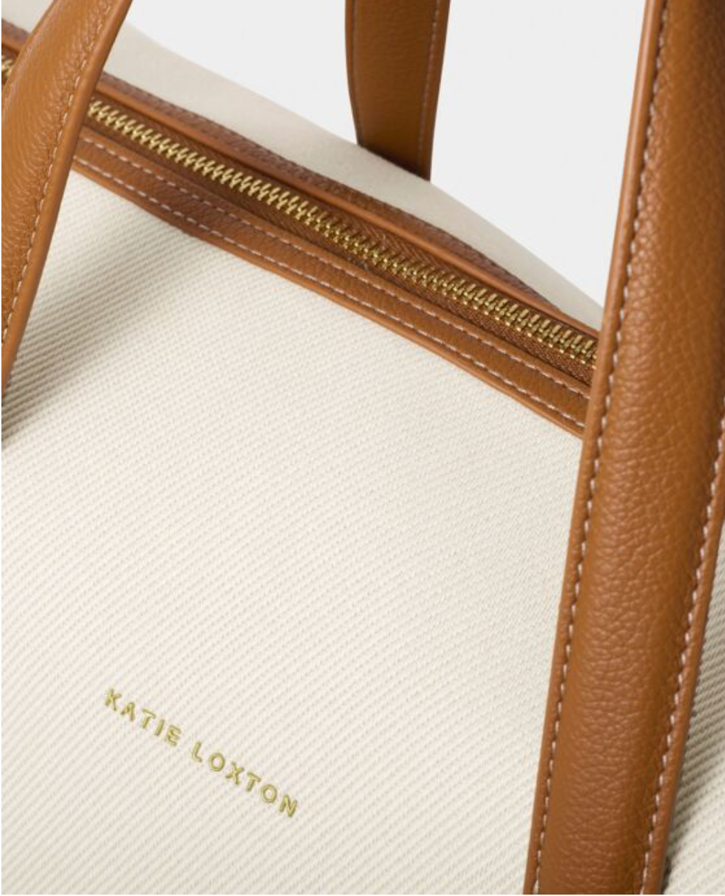 Katie Loxton | Cognac Canvas Milan Cabin Bag