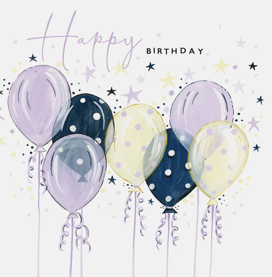 Card - Happy Birthday - 7 Balloons