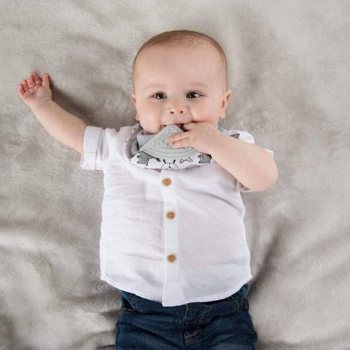 Panda Pals Neckerchew - Teething Dribble Bib