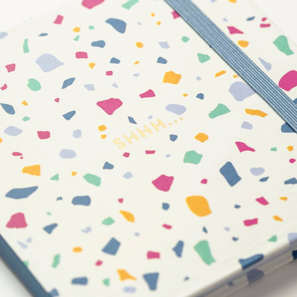 Password Book | Small Password Organiser | Terrazzo Design