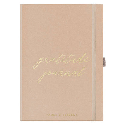 Gratitude Journal - 6 Month Undated Planner - Fabric Cover