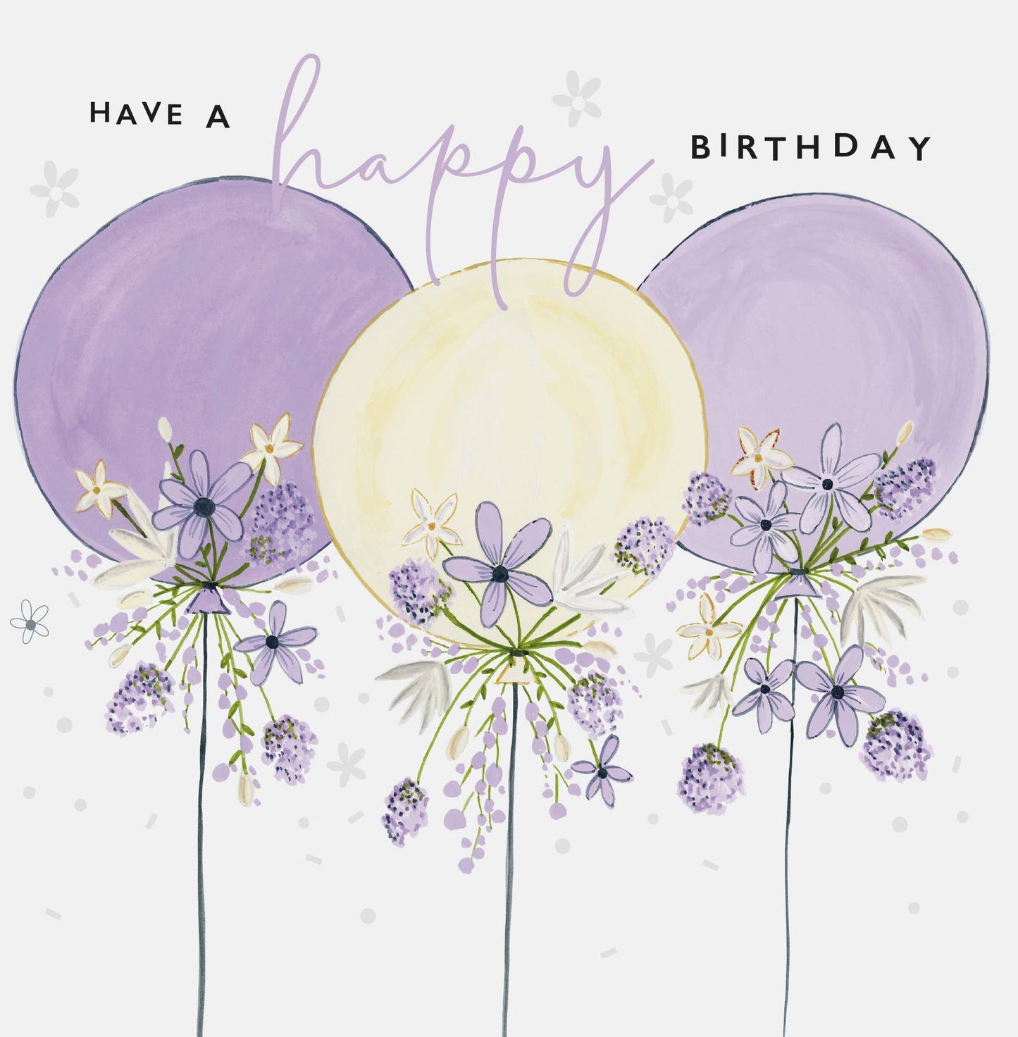 Card - Happy Birthday - 3 Large Balloons