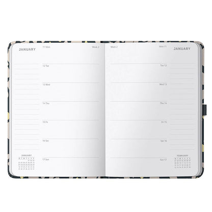 Busy Life Diary 2027 Charcoal Animal Spot - Busy B