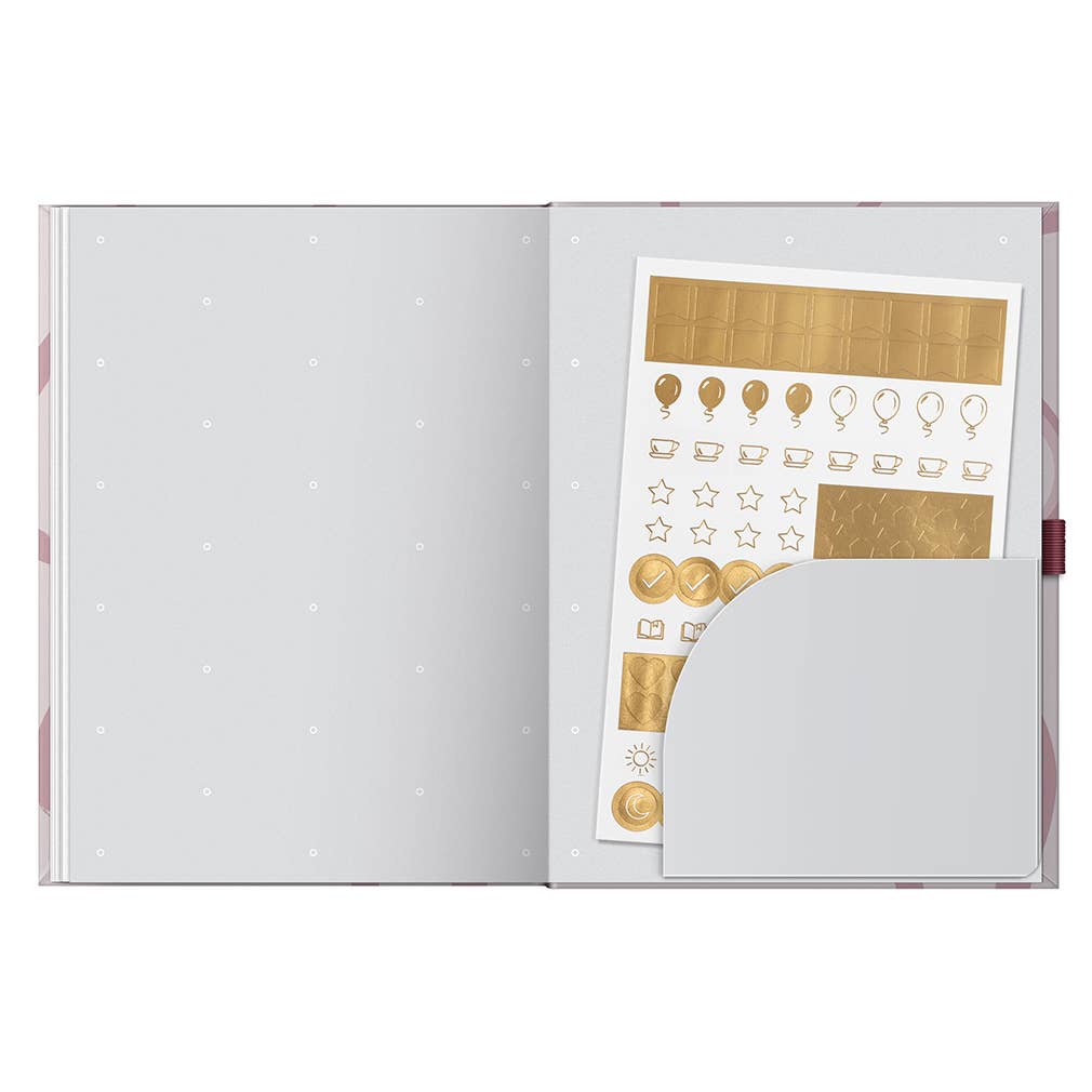 Gratitude Journal - 6 Month Undated Planner - Pink Ribbon