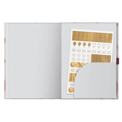 Gratitude Journal - 6 Month Undated Planner - Pink Ribbon