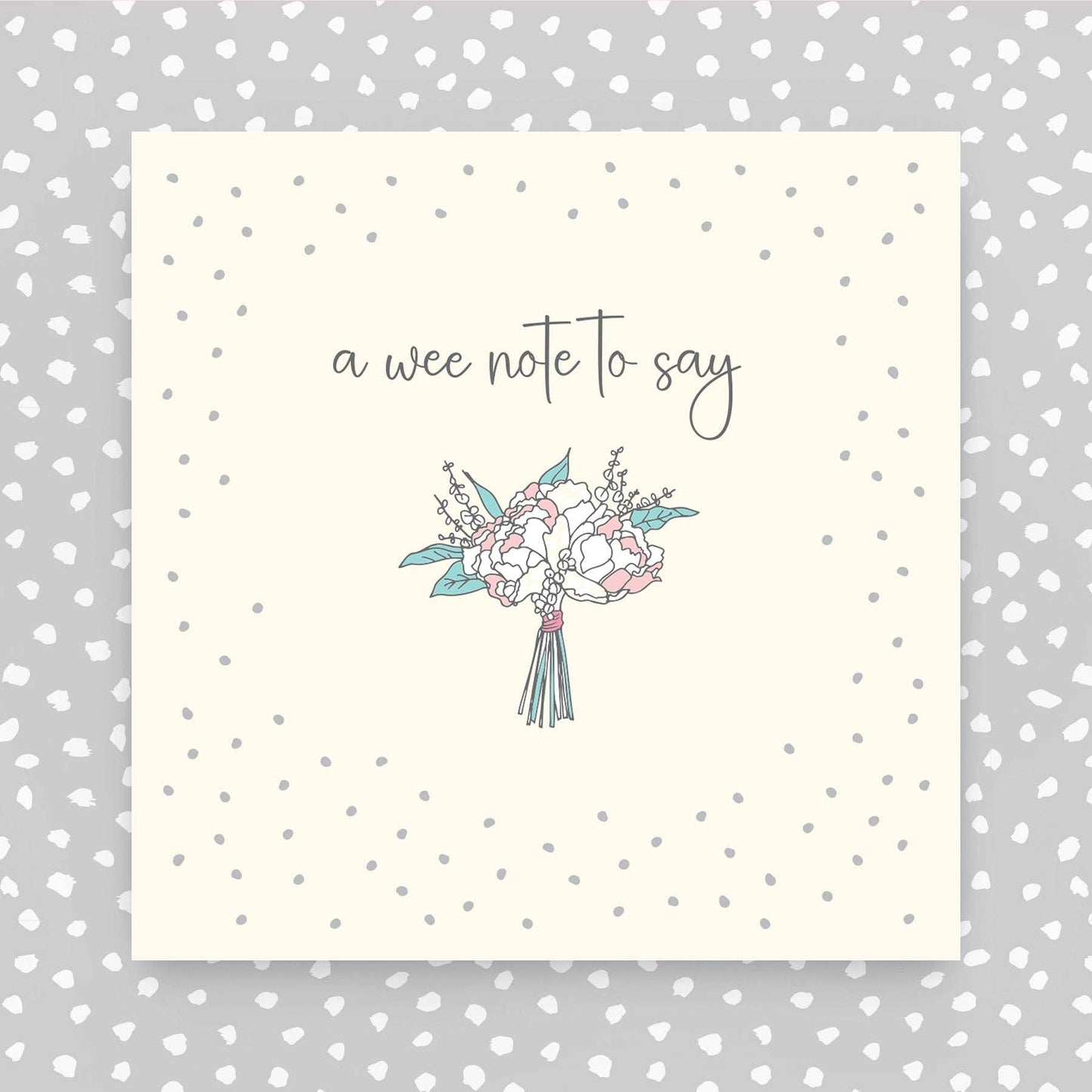 Scottish - A wee note to say greeting card (GR44)