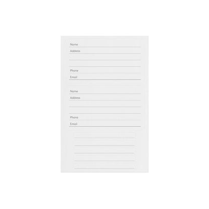Address & Birthday Book - Burgundy Spray, Alphabetical Tabs