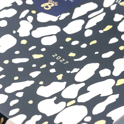 Desktop Calendar 2027 Charcoal Animal Spot - Busy B