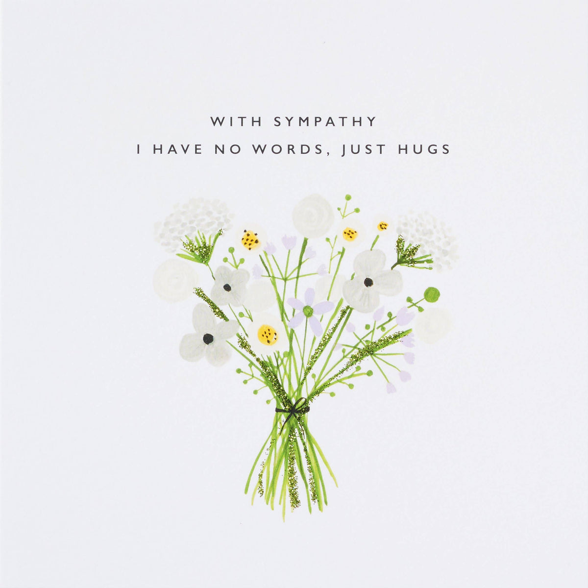 Card - With Sympathy I Have No Words Just Hugs