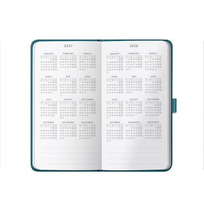 Slim Diary 2027 Teal Faux - Busy B
