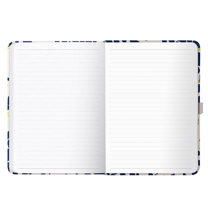 A5 Day a Page Diary 2027 Navy Animal Spot - Busy B
