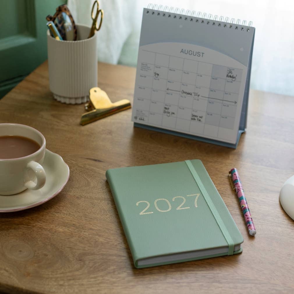 Busy Life Diary 2027 Sage Faux - Busy B