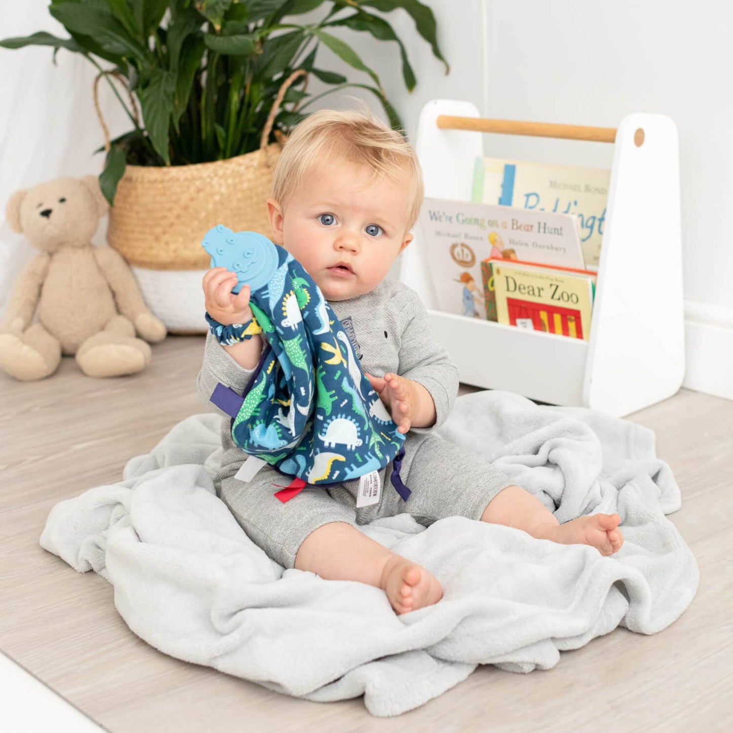 Baby Dino Comfortchew - Baby Comforter With Teether