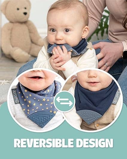 Midnight Stars Neckerchew - Teething Dribble Bib