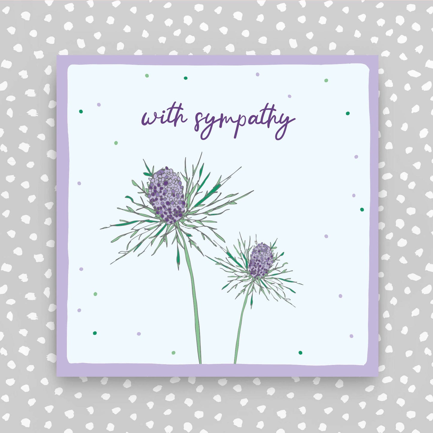 Scottish - With sympathy Greeting Card (W57)