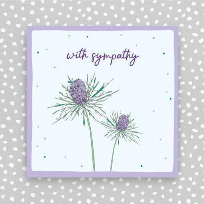 Scottish - With sympathy Greeting Card (W57)