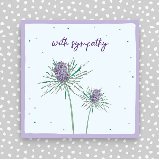 Scottish - With sympathy Greeting Card (W57)