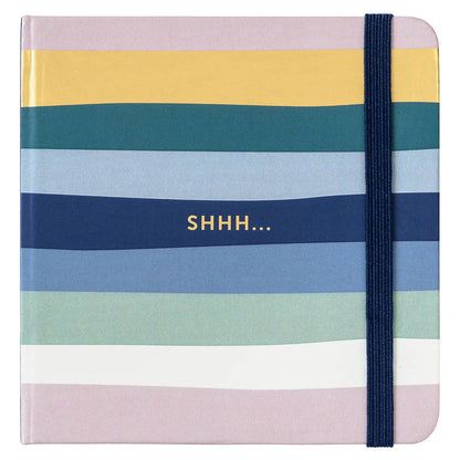 Password Book | Small Password Organiser | Stripe Design