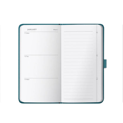 Slim Diary 2027 Teal Faux - Busy B