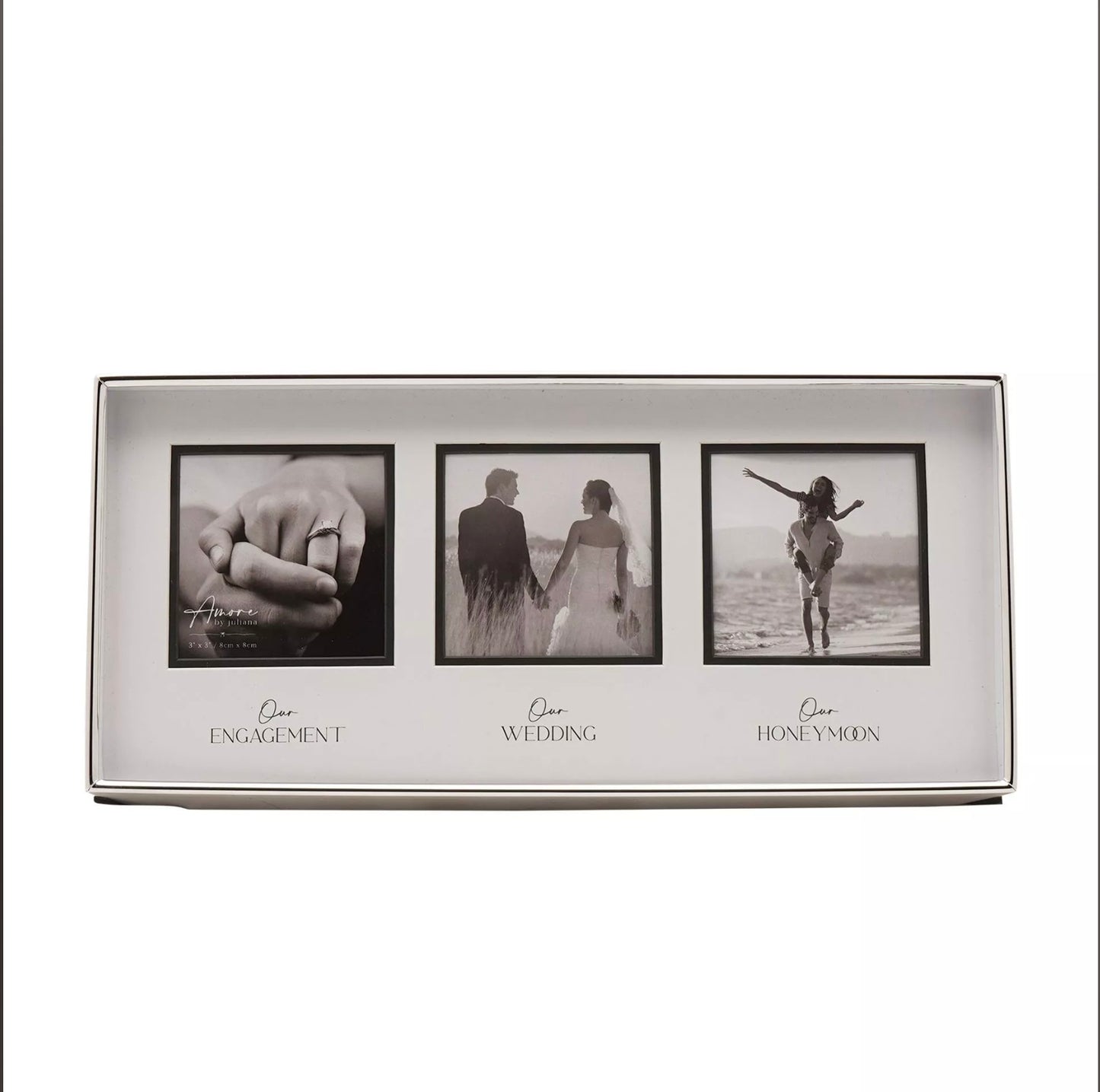 Amore Triple Frame | Engagement, Wedding & Honeymoon