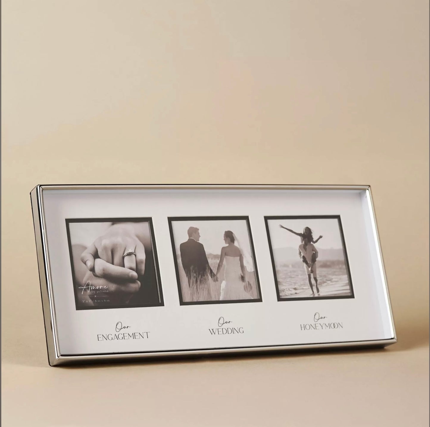 Amore Triple Frame | Engagement, Wedding & Honeymoon
