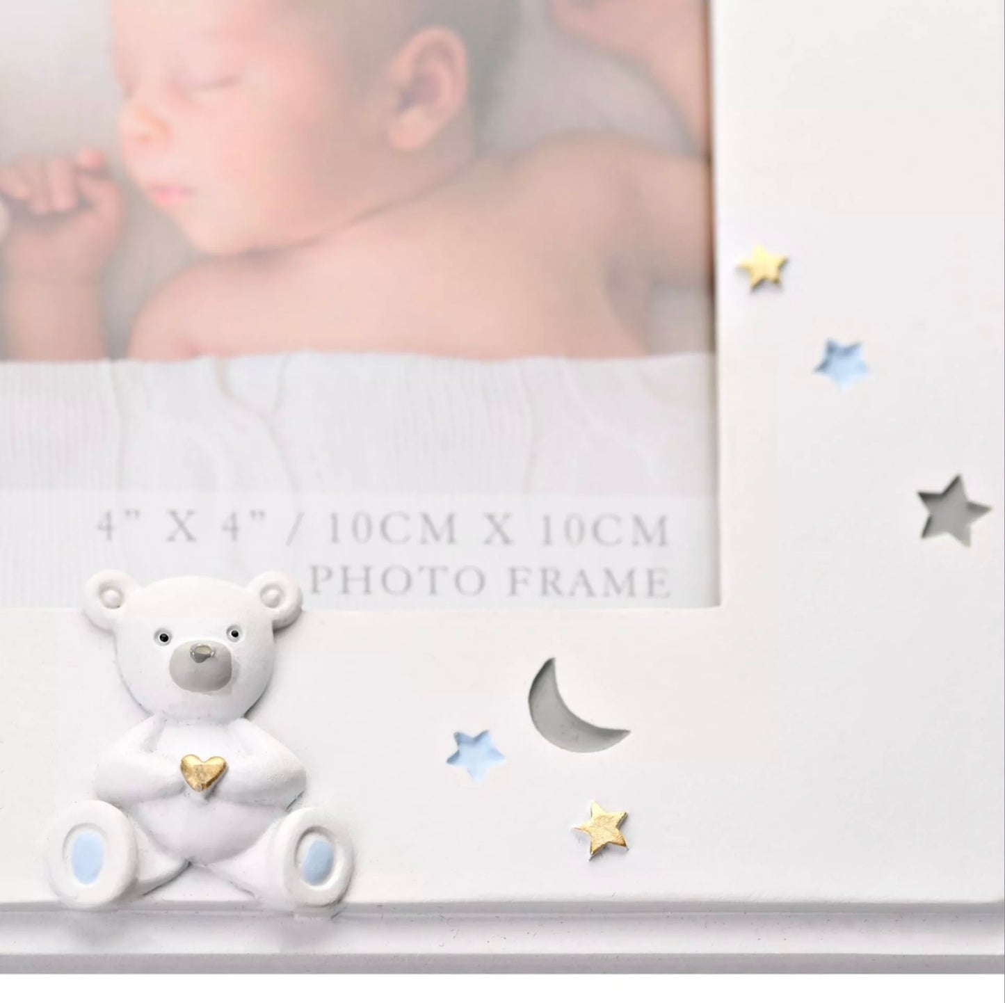 Bambino 'Baby Boy' Resin Photo Frame 4x4"