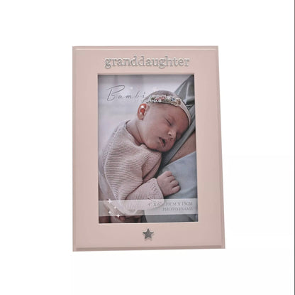 Bambino 'Granddaughter' Resin Photo Frame