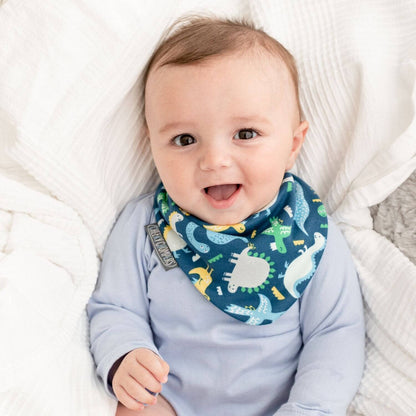 Cheeky Chompers | 2 Pack Dino & Stripes Neckerbibs