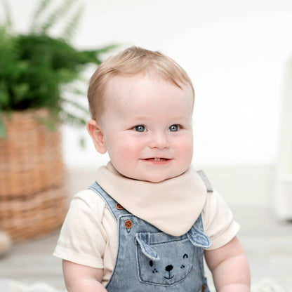 Cheeky Chompers | 2 Pack Rainbow & Leopard Neckerbibs
