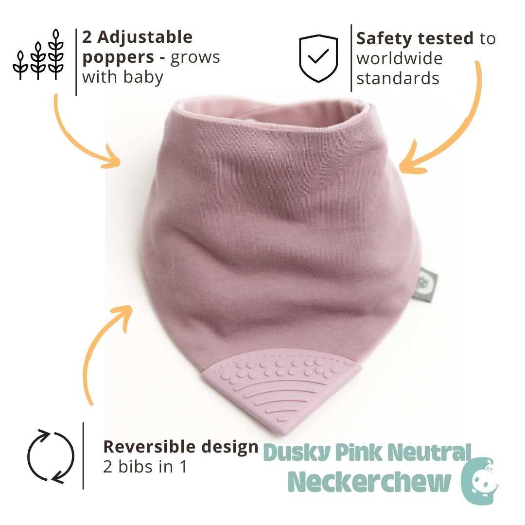 Cheeky Chompers | Dusky Pink Neckerchew