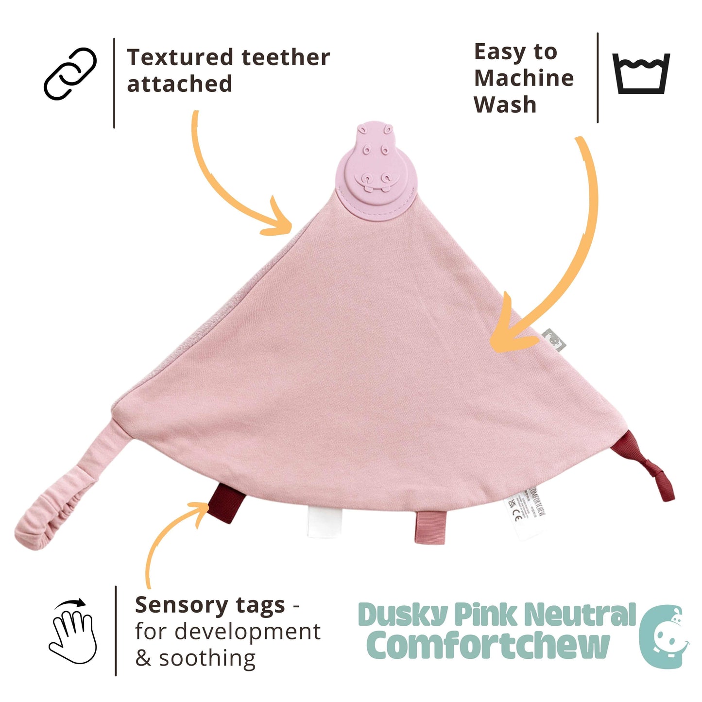 Cheeky Chompers | Dusty Pink Neutral Comfortchew
