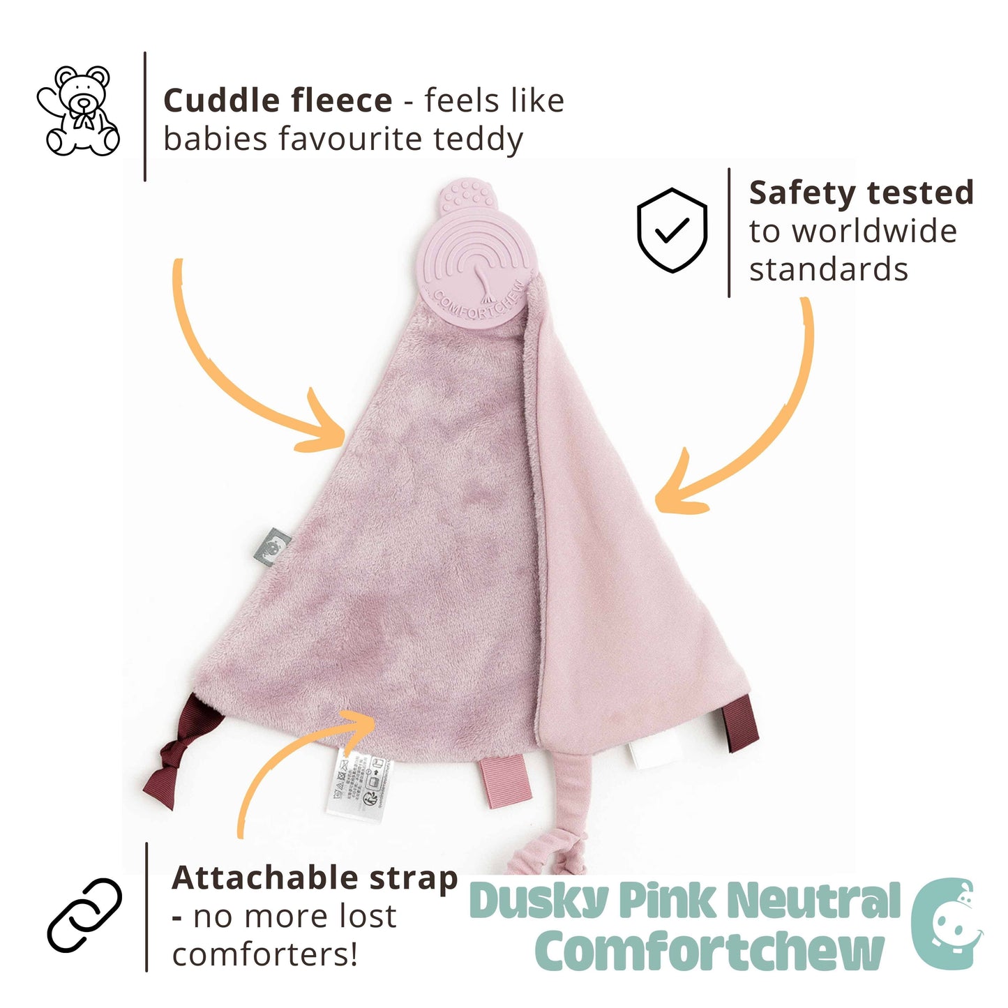 Cheeky Chompers | Dusty Pink Neutral Comfortchew