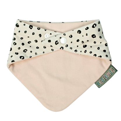 Cheeky Chompers | 2 Pack Rainbow & Leopard Neckerbibs
