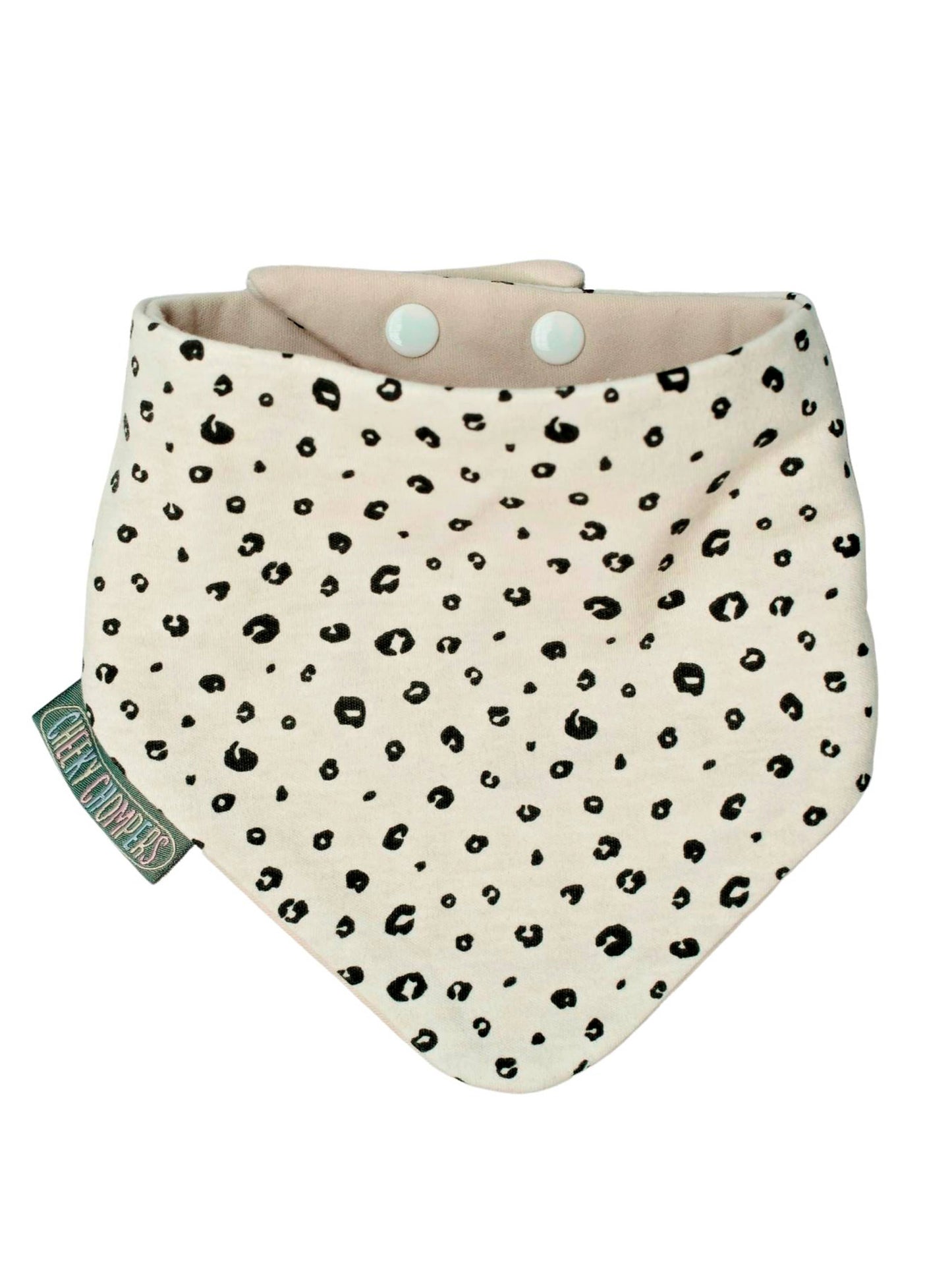 Cheeky Chompers | 2 Pack Rainbow & Leopard Neckerbibs