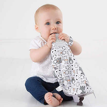Cheeky Chompers | Newborn Organic Muslin Gift Set - SIlver Stars