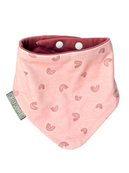 Cheeky Chompers | 2 Pack Rainbow & Leopard Neckerbibs