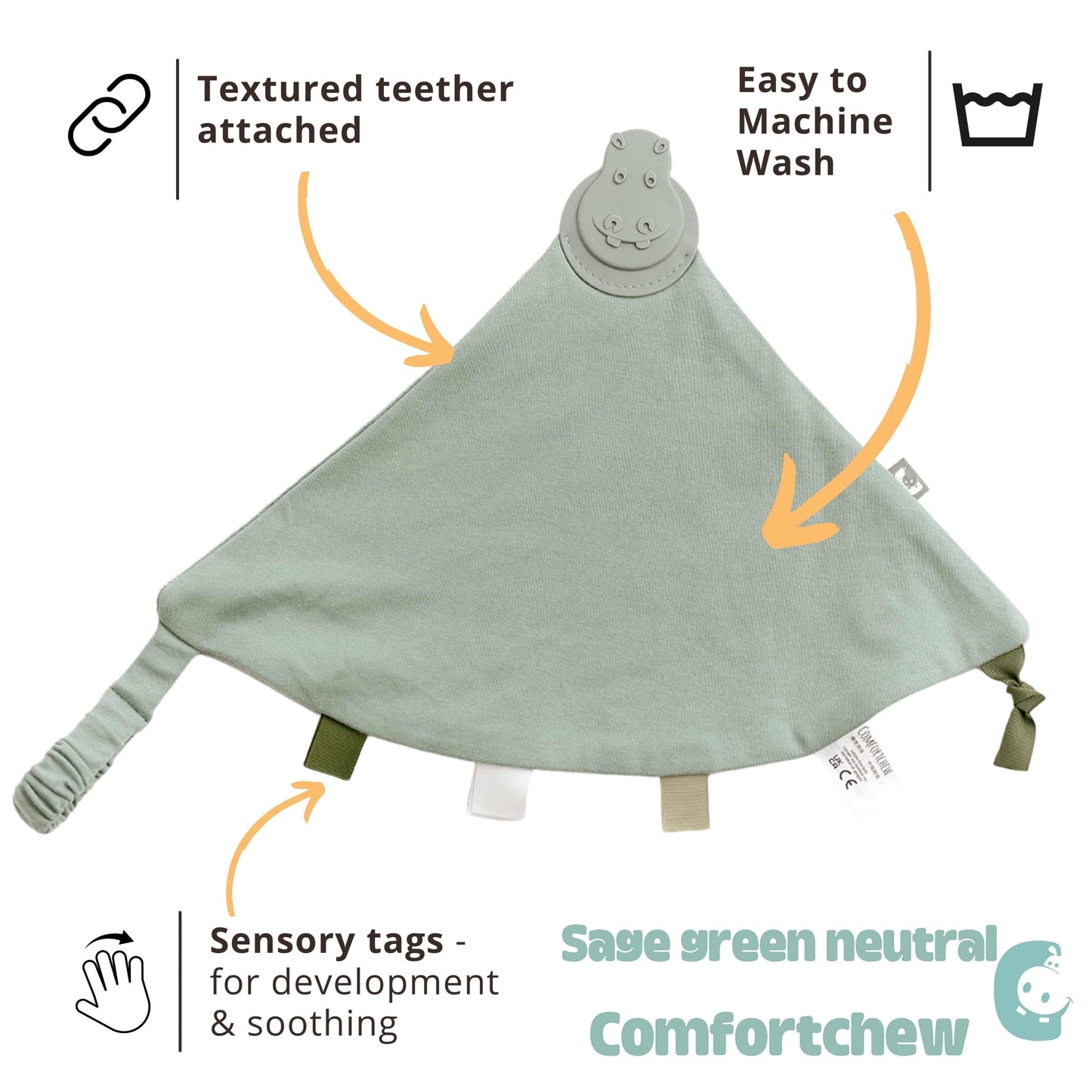 Cheeky Chompers | Sage Neutral Comfortchew