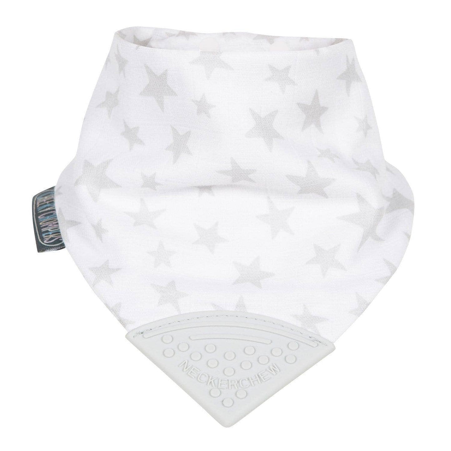 Cheeky Chompers | Silver Stars Muslin Neckerchew