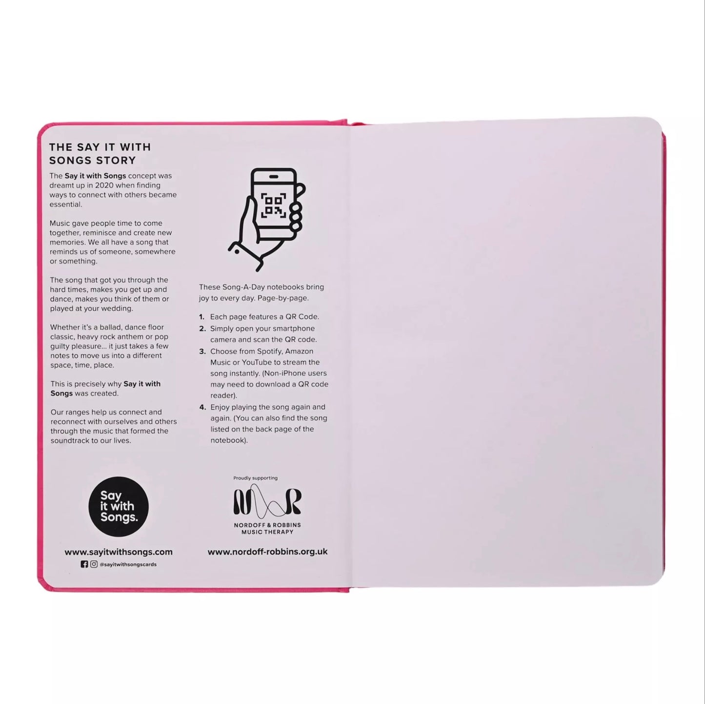 'Dancing Queen' Say It With Songs A5 Hardback Notebook