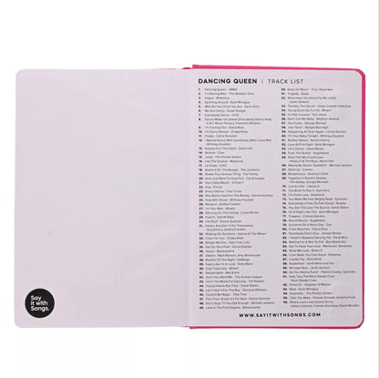 'Dancing Queen' Say It With Songs A5 Hardback Notebook
