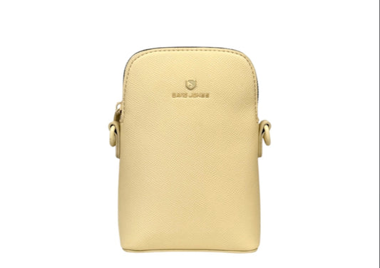 David Jones | Misted Yellow Crossbody Phone Bag